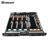 Amplificateur de puissance audio de scène extérieur professionnel 4 canaux format 1U classe D 2000W