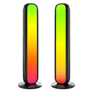 Tuya-barras de luz ambiental RGB inteligentes, Control de sonido de música colorido, WiFi, para entretenimiento, PC, TV, decoración de fiesta, retroiluminación para juegos