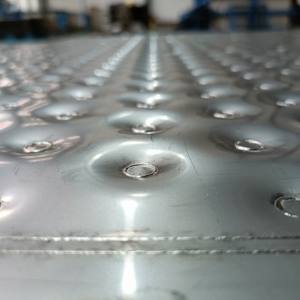 Plaques d'oreiller utilisées pour l'évaporateur de refroidisseur de réfrigération industrielle d'acier inoxydable - Product Image 2