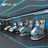 Système de cinéma 9D 6 places, machine de jeu VR d'intérieur Funinvr MTJTCK01 respirante pour parc à thème commercial