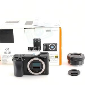 Appareil photo numérique reflex numérique professionnel HFT A6000 Alpha <span class=keywords><strong>6000</strong></span> en gros, objectif zoom sans miroir 16-50 mm, vidéo Full HD 1080p - Product Image 1