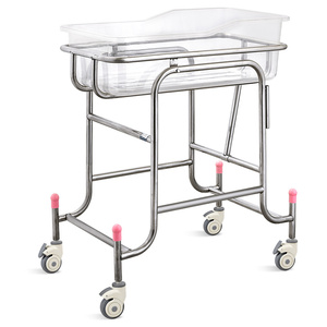 (MS-P100) Hospital Stainless Steel Baby <b>Cot</b> Infant Bed - Product Image 1