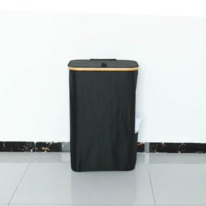 100L <strong>Laundry</strong> <strong>Basket</strong> With Lid, Clothes Hampers For <strong>Laundry</strong> With Bamboo Handles And A Removable Bag, Large - Product Image 3