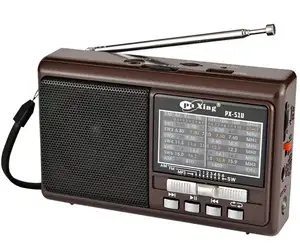 Grosir stereo portabel Tiongkok AM/FM/SW1-6 8BAND RADIO dengan USB/TF MP3 Player PX-51U