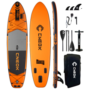 E SUP Planche à pagaie <span class=keywords><strong>gonflable</strong></span> portable la plus vendue 11'6" x 35" x 6" extra large et stable, idéale <span class=keywords><strong>pour</strong></span> les sports nautiques - Product Image 2