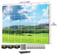 12x10 Duvar Tipi P2.604 Kiralık İç Mekan LED Ekran Yüksek Kontrast Oranı 2.6mm 3840Hz 170 Derece İzleme Açısı Video Panel HDR10+ IP43 Özelleştirilebilir