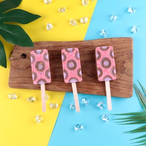 Molde de Silicona Rectangular TangChu con Patrón de Círculos para Helados Artesanales y Snacks Saludables - Product Image 4