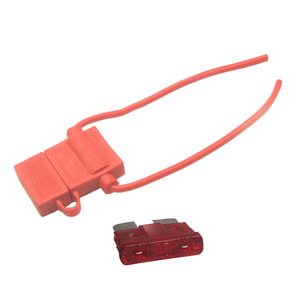 Porte-fusible à lame rouge 12V 15A 20A 30A 25A pour voitures, motos, véhicules électriques - Product Image 1