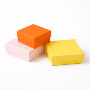 Classic Jewelry Set <b>Box</b> Custom Rigid <b>Lid</b> And Base Jewelry <b>Gift</b> <b>Box</b> Flocked Insert Foil Stamping Custom Logo Wholesale Price - Product Image 2