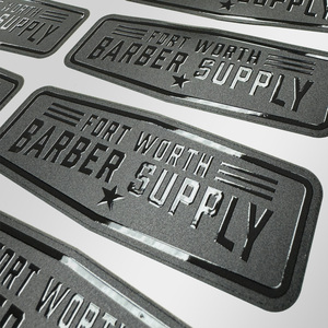 Biểu Tượng Tùy Chỉnh Matt Đen Cảm Ứng Mềm Mại Nhung Nhiều Lớp Nhãn <span class=keywords><strong>3D</strong></span> UV Nhãn Sang Trọng Vinyl Dày Lớn lên Tại Chỗ UV Sticker - Product Image 2