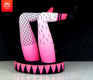 Jambe de fille gonflable géante personnalisée avec souffleur d'air intérieur - Product Image 1
