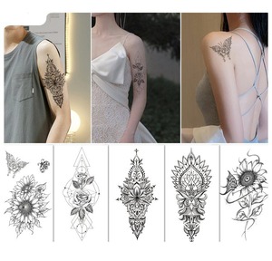 Tatuaje Temporal Sexy de 210*114mm, Adhesivo Decorativo con Letra DTF UV para Unisex - Product Image 1