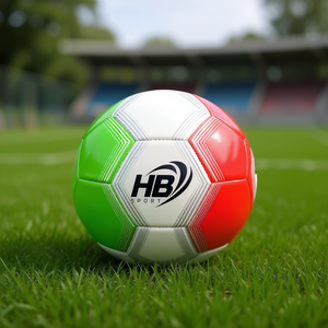 5 #   Ballon de football américain Line Shield avec drapeau national rouge, blanc et vert - Catégorie de produit - Product Image 2