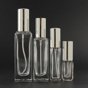Empty Luxury Crystal Clear Frosted Refillable Glass Perfume Spray Bottles Fine Mist Atomizer <strong>Travel</strong> Cosmetic Fragrance <strong>Container</strong> - Product Image 4