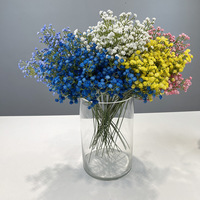 Ciel étoilé artificiel, fleurs réalistes, décoration de mariage et de maison, plastique doux au toucher, style bohème, respectueux de l'environnement