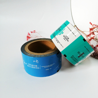 Feuille d'aluminium en plastique personnalisée, emballage instantané de bâton de poudre de thé Matcha, emballage automatique en Sachet, rouleau de Film