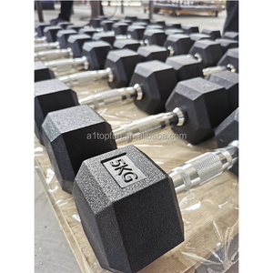 Thiết Bị Tập Thể Dục Chất Lượng Cao Tạ Bọc Cao Su Bộ Tạ Tập Gym Hình Lục Giác Không Thể Tháo Rời - Product Image 4