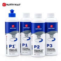 Composé de polissage automobile de haute qualité North Wolf, éliminateur de rayures pour peinture automobile, 500 ml/1 L, composé de polissage pour le detailing