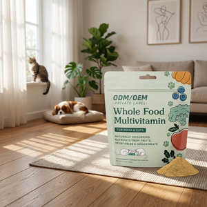 Integratore Multivitaminico in Polvere OEM/ODM <span class=keywords><strong>per</strong></span> Cani e <span class=keywords><strong>Gatti</strong></span> con Probiotici, Prebiotici, Supporto Immunitario e Digestivo, Frutta e Verdura - Vendita all'Ingrosso - Product Image 2