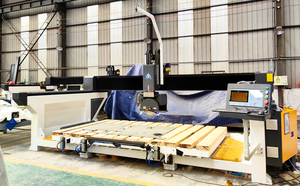 Scie à pont CNC 5 axes professionnelle 3200*2000mm pour la découpe de marbre, granit, pierres tombales et quartz, avec caméra CCD - Product Image 3
