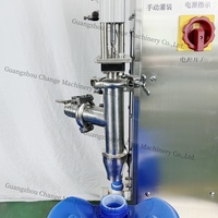 Fábrica 5L 15L 25L 20L 30L Tambor de pintura de aceite de acero inoxidable semiautomatizado y dispositivo de tapado de máquina de llenado de pesaje de latas