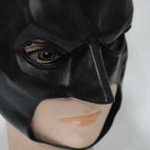 Noir <span class=keywords><strong>Batman</strong></span> adulte Latex tête couverture Latex masque PROM fête carnaval super-héros jeu de rôle Halloween image couleur 1ps/opp sac 50g - Product Image 6