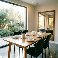 Miroirs décoratifs compacts de haute qualité OEM, panneaux muraux, miroirs muraux de luxe, décoration artistique CE
