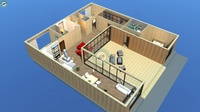150qm 4-Zimmer Container-Villa mit Holzverkleidung und Satteldach als Wohnhaus für Familien in Kroatien
