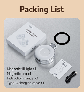 Новая мини-лампа для селфи <span class=keywords><strong>2026</strong></span> года, перезаряжаемая, 3 режима, регулируемая светодиодная подсветка для селфи/фотографии, TikTok Live, Facebook - Product Image 6