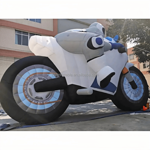 Modello Gonfiabile Pubblicitario per Decorazioni Esterne a Forma di Moto, Personalizzabile in Dimensioni e Colori - Product Image 4