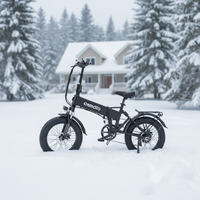 Vélo électrique pliable à suspension intégrale, longue autonomie, 48V 13Ah, pneus larges de 20 pouces, rapide, portable, pour adultes, en stock aux États-Unis