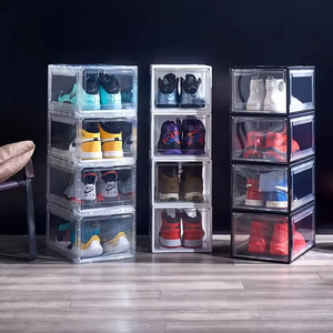 Hot Sản phẩm bán chạy 2023 nhựa hộp giày lưu trữ Sneaker hộp giày trong suốt hộp - Product Image 6