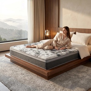 Hybrid Mattress Medium Firm <b>Foam</b> Topper Breathable Fabric Cover Contemporary Design Bedroom Use Home Furniture - Product Image 1