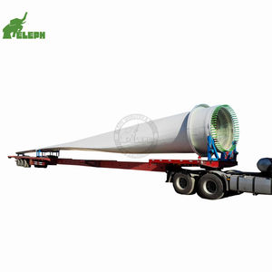 Transport de lame de turbine de moulin à vent extensible résistant de remorque de transport de tour de vent - Product Image 2