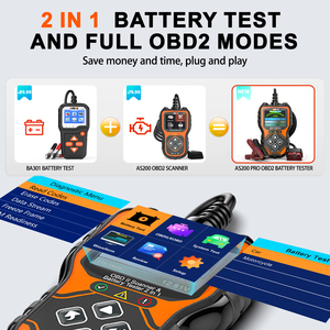 ANCEL AS200 PRO <span class=keywords><strong>OBDII</strong></span> Scanner Herramienta de escaneo de diagnóstico automático con prueba de batería y motor de verificación Garantía de 1 año - Product Image 5