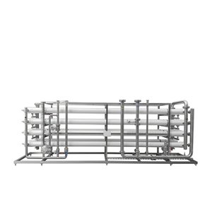 Système <span class=keywords><strong>de</strong></span> filtration RO industriel en acier inoxydable à double étage 5000L/H, contrôle PLC, installation <span class=keywords><strong>de</strong></span> <span class=keywords><strong>traitement</strong></span> UPW haute pureté, garantie 1 an - Product Image 1