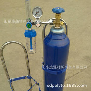 Factory Wholesale PT-T10 Steel Cylinder <b>Trolleys</b> Gas Cylinder Racks & Oxygen Cylinder Trailers - Product Image 3
