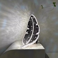 Lustre de villa en acier inoxydable avec 10 feuilles de cristal, hauteur réglable de 3m à 6m, télécommande, gradation infinie, lampe suspendue LED CE//SAA