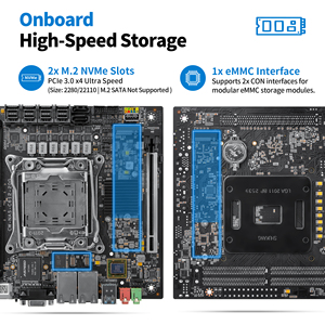 Carte mère NAS CWWK C612 LGA2011-v3, double 10GbE RJ45, <span class=keywords><strong>2x</strong></span> NVMe M.2, <span class=keywords><strong>4x</strong></span> emplacements SFF-8643, compatible avec Xeon E5 V3 V4. Carte mère Mini ITX - Product Image 6