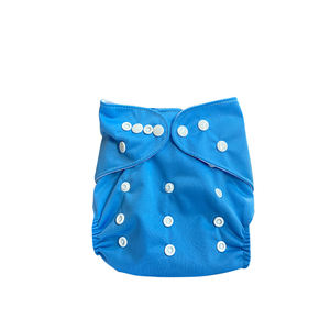 Cubierta de pañal de tela de tamaño único, lavable, reutilizable, bolsillo, doble fuelle - Product Image 5