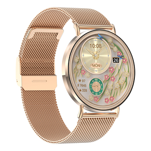 Reloj Inteligente Ultrafino para Mujer KM88, Venta al por Mayor de Fábrica, Pantalla AMOLED de 1.32 ", Aleación de Aluminio, Llamadas por Bluetooth, Carga Magnética - Product Image 1