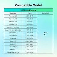 Adaptador Carplay inalámbrico Rhythm para Peugeot/Citroen 2013-2018 Android Auto Multimedia interfaz Video MirrorLink SMEG/MRN sistema