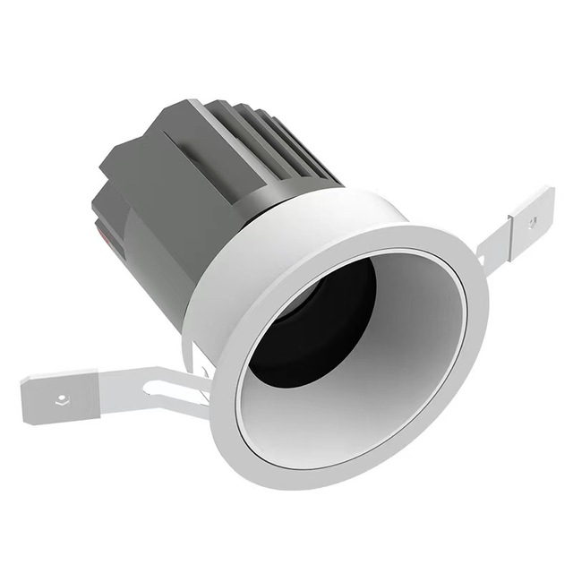 Super Bright COB Light Source 55mm Cut Out 7W Daylight Warm White Trimless LED Spotlight Downlight