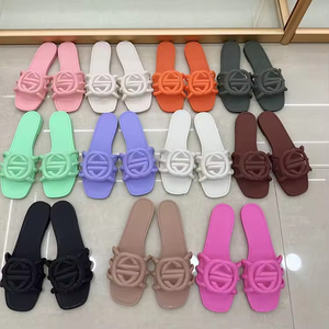 Sandalias Babuchas de Playa para Mujer, Suela de PVC, Antideslizantes, Impermeables, Inodoras, de Alta Calidad - Product Image 6