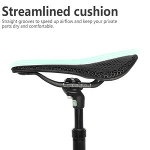 Tapis de siège avant de course en fibre de carbone <span class=keywords><strong>Selle</strong></span> de vélo de route ultra mince et légère avec surface antidérapante Rembourrage antichoc - Product Image 6