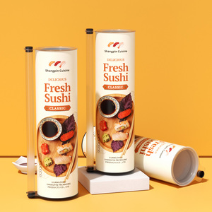 บรรจุภัณฑ์ซูชิแบบหลอดพิมพ์ลายตามสั่ง ยี่ห้อ Sprintpackage เป็นมิตรต่อสิ่งแวดล้อม สำหรับอาหาร กล่องทรงกระบอกสำหรับซูชิ - Product Image 6