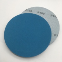 Disque de ponçage industriel de 150 mm (6 pouces) à crochets et boucles, grain complet, vente en gros