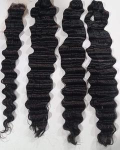 Extensiones de Cabello Vietnamita de Onda Profunda de Doble Trama de Alta Calidad, 100% Cabello Humano Virgen Natural, Sin Caída, Sin Enredos - Product Image 6