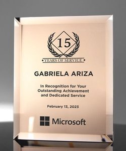 Placa chapada en oro Premium Noble, placa de reconocimiento enmarcada en vidrio para regalo de negocios de <span class=keywords><strong>Honor</strong></span> de comunidad corporativa - Product Image 3