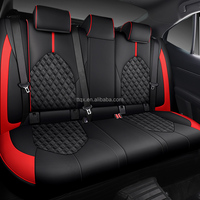 Housses de siège de voiture personnalisées Accessoires de voiture en cuir Protecteur de siège de voiture étanche 2018-2024 Ensemble complet de luxe pour Toyota Camry